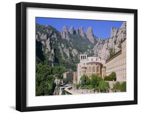 Montserrat Monastery Founded in 1025, Catalunya (Catalonia) (Cataluna), Spain, Europe-Gavin Hellier-Framed Photographic Print