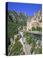 Montserrat Monastery Founded in 1025, Catalunya (Catalonia) (Cataluna), Spain, Europe-Gavin Hellier-Stretched Canvas