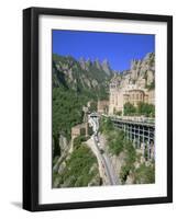 Montserrat Monastery Founded in 1025, Catalunya (Catalonia) (Cataluna), Spain, Europe-Gavin Hellier-Framed Photographic Print