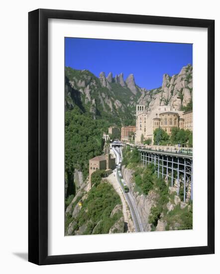 Montserrat Monastery Founded in 1025, Catalunya (Catalonia) (Cataluna), Spain, Europe-Gavin Hellier-Framed Photographic Print