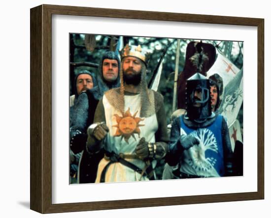 Monty Python And The Holy Grail, 1975-null-Framed Photo