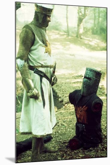 Monty Python and the Holy Grail, from Left: Graham Chapman as King Arthur, John Cleese, 1975-null-Mounted Photo