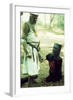 Monty Python and the Holy Grail, from Left: Graham Chapman as King Arthur, John Cleese, 1975-null-Framed Photo