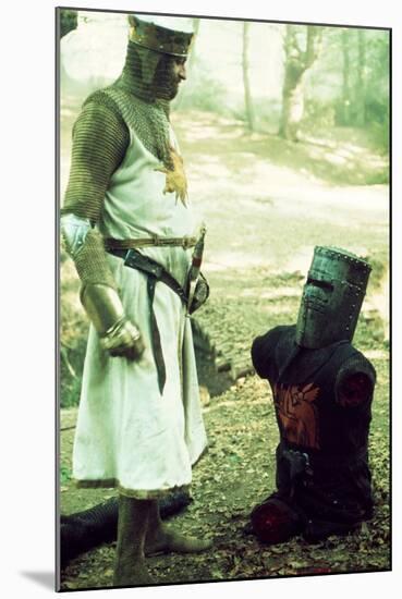 Monty Python and the Holy Grail, from Left: Graham Chapman as King Arthur, John Cleese, 1975-null-Mounted Photo