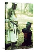 Monty Python and the Holy Grail, from Left: Graham Chapman as King Arthur, John Cleese, 1975-null-Stretched Canvas