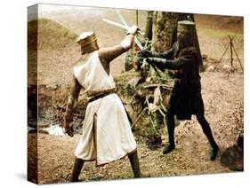 Monty Python And The Holy Grail, Graham Chapman As King Arthur, John Cleese, 1975-null-Stretched Canvas