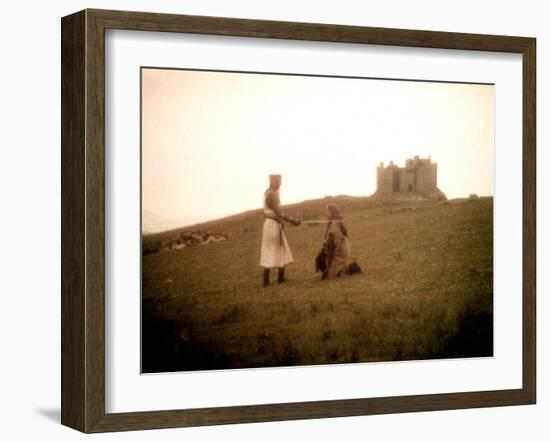 Monty Python and the Holy Grail, Graham Chapman, Michael Palin, 1975-null-Framed Premium Photographic Print