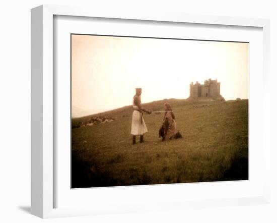 Monty Python and the Holy Grail, Graham Chapman, Michael Palin, 1975-null-Framed Photo