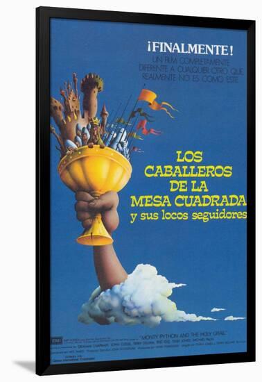 Monty Python and the Holy Grail, (Los Caballeros De La Mesa Cuadrada Y Sus Locos Seguidores), 1975-null-Framed Art Print