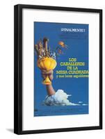 Monty Python and the Holy Grail, (Los Caballeros De La Mesa Cuadrada Y Sus Locos Seguidores), 1975-null-Framed Art Print