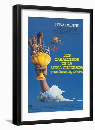 Monty Python and the Holy Grail, (Los Caballeros De La Mesa Cuadrada Y Sus Locos Seguidores), 1975-null-Framed Art Print