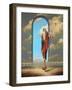 Monty Ridd Cheetah The Visionary-Linda Ridd Herzog-Framed Art Print