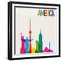 Monument America-cienpies-Framed Premium Giclee Print