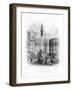 Monument and Church of St Magnus the Martyr, London, 19th Century-J Woods-Framed Giclee Print