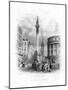 Monument and Church of St Magnus the Martyr, London, 19th Century-J Woods-Mounted Giclee Print