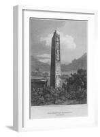 'Monument at Bewcastle. Northumberland', 1814-John Greig-Framed Giclee Print