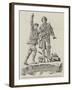 Monument at Chamonix to Commemorate the Ascent of Mont Blanc in 1787-null-Framed Giclee Print