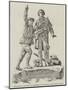 Monument at Chamonix to Commemorate the Ascent of Mont Blanc in 1787-null-Mounted Giclee Print