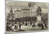 Monument at Geneva of the Union of Geneva with the Swiss Confederation-null-Mounted Giclee Print