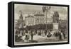 Monument at Geneva of the Union of Geneva with the Swiss Confederation-null-Framed Stretched Canvas