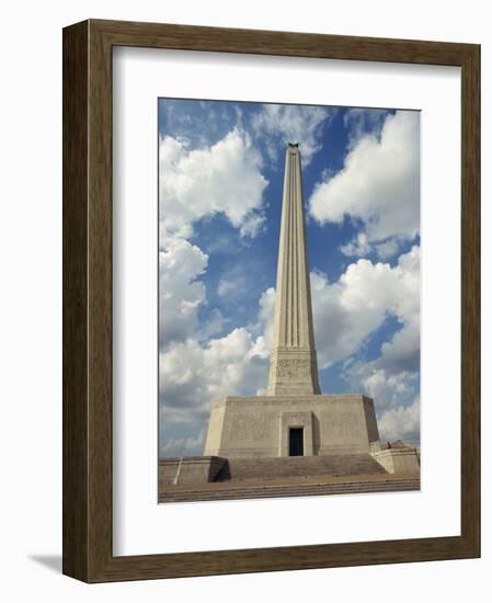 Monument at San Jacinto Battleground State Historic Park, Deer Park, in Houston, Texas, USA-Robert Francis-Framed Photographic Print