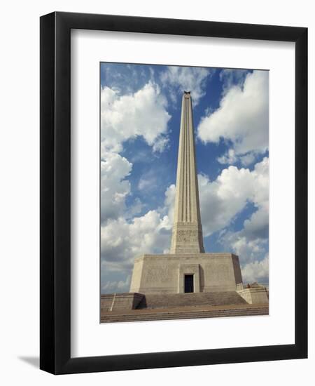 Monument at San Jacinto Battleground State Historic Park, Deer Park, in Houston, Texas, USA-Robert Francis-Framed Photographic Print