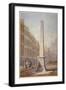 Monument at the Junction of Farringdon Street and Fleet Street, City of London, 1833-James Elmes-Framed Giclee Print