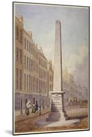 Monument at the Junction of Farringdon Street and Fleet Street, City of London, 1833-James Elmes-Mounted Giclee Print