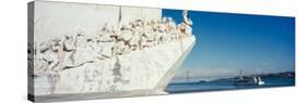 Monument at the Riverbank, Monument to the Discoverers, Tagus River, Belem, Lisbon, Portugal-null-Stretched Canvas