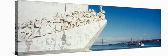 Monument at the Riverbank, Monument to the Discoverers, Tagus River, Belem, Lisbon, Portugal-null-Stretched Canvas