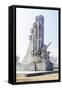 Monument at the West Sea Barrage, Nampo, North Korea (Democratic People's Republic of Korea), Asia-Gavin Hellier-Framed Stretched Canvas