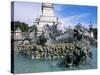 Monument Aux Girondins, Bordeaux, Gironde, Aquitaine, France-J Lightfoot-Stretched Canvas