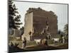 Monument Between Tripoli and Tortosa, 1803, Engraving Taken from Views of Syria-Luigi Mayer-Mounted Giclee Print