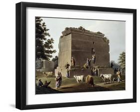 Monument Between Tripoli and Tortosa, 1803, Engraving Taken from Views of Syria-Luigi Mayer-Framed Giclee Print