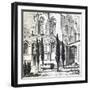 Monument Built in 1790 in Saint-Paul's Cemetery in Paris-null-Framed Giclee Print