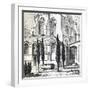 Monument Built in 1790 in Saint-Paul's Cemetery in Paris-null-Framed Giclee Print