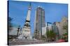 Monument Circle, Indianapolis, Indiana.-rudi1976-Stretched Canvas