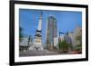 Monument Circle, Indianapolis, Indiana.-rudi1976-Framed Photographic Print