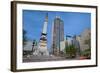 Monument Circle, Indianapolis, Indiana.-rudi1976-Framed Photographic Print