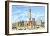 Monument Circle, Indianapolis, Indiana-null-Framed Art Print