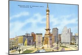Monument Circle, Indianapolis, Indiana-null-Mounted Art Print