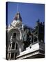 Monument Dedicated to Queen Isabella Catholic and Christopher Columbus-null-Stretched Canvas