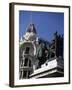 Monument Dedicated to Queen Isabella Catholic and Christopher Columbus-null-Framed Giclee Print