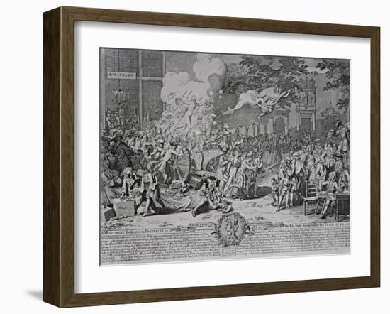 Monument Deicated to Posterity, 1720-Bernard Picart-Framed Giclee Print