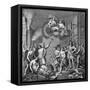 Monument Engraving-null-Framed Stretched Canvas