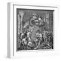 Monument Engraving-null-Framed Art Print