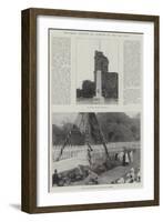 Monument Erected at Lucknow to the 32nd Foot-null-Framed Giclee Print