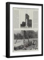 Monument Erected at Lucknow to the 32nd Foot-null-Framed Giclee Print