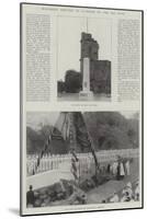 Monument Erected at Lucknow to the 32nd Foot-null-Mounted Giclee Print