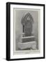 Monument Erected by the Queen to Engine-Driver Fenwick-null-Framed Giclee Print